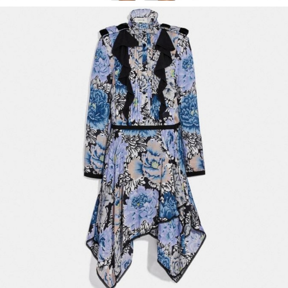 Coach dress with Kaffe Fassett print - rare find -size 6